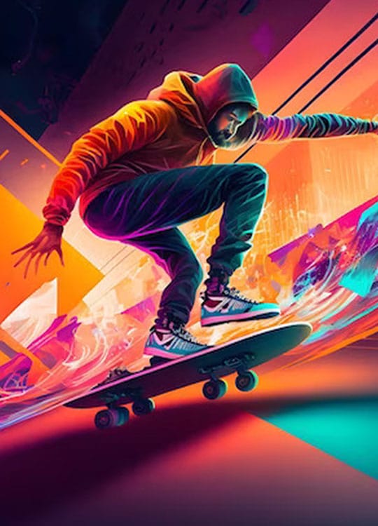 Skateboarding 1 6